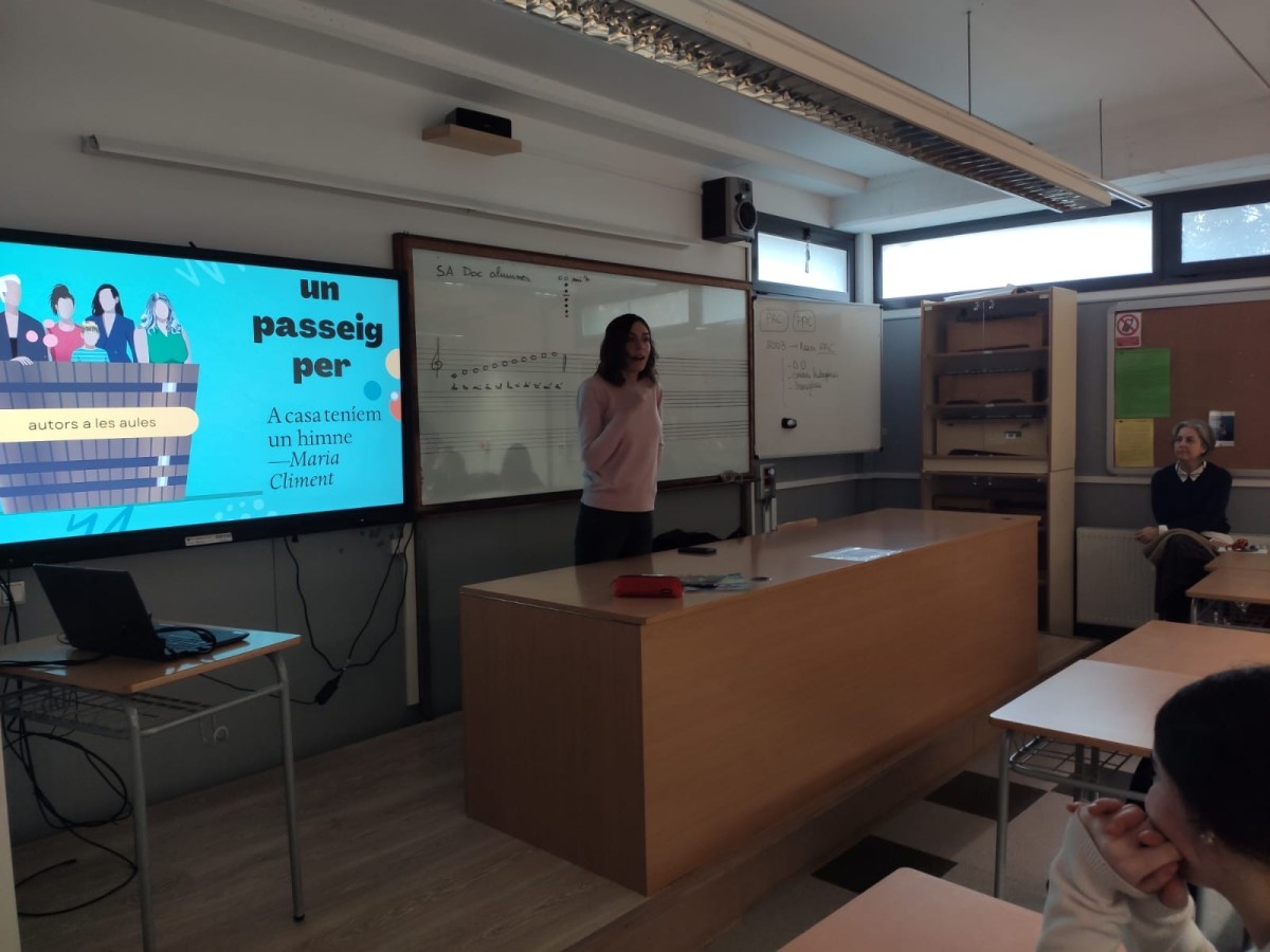 Trobada amb els alumnes de l’Institut de Tecnificació d’Amposta, per Maria&nbsp;Climent