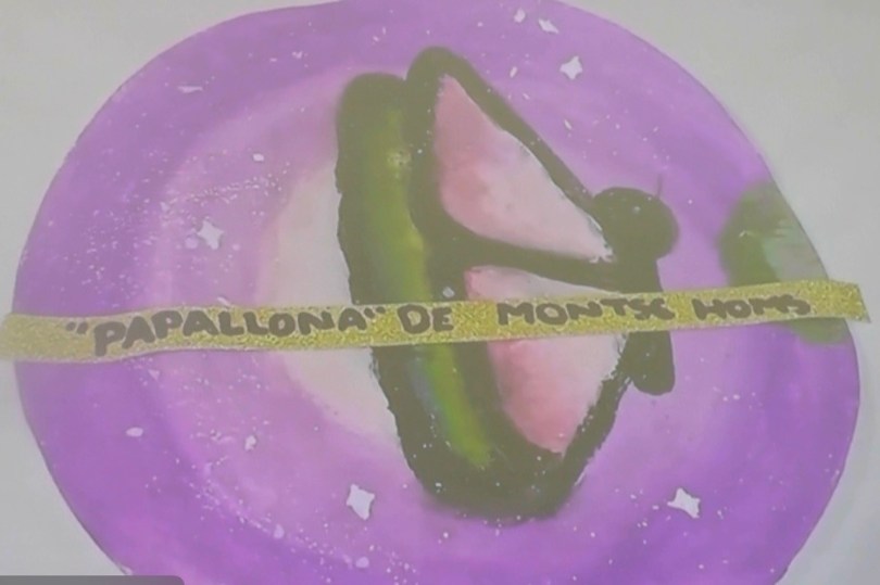 Mostra treball sobre poesia pintada dels alumnes